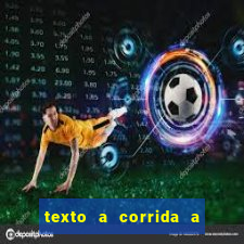 texto a corrida a lagarta lili